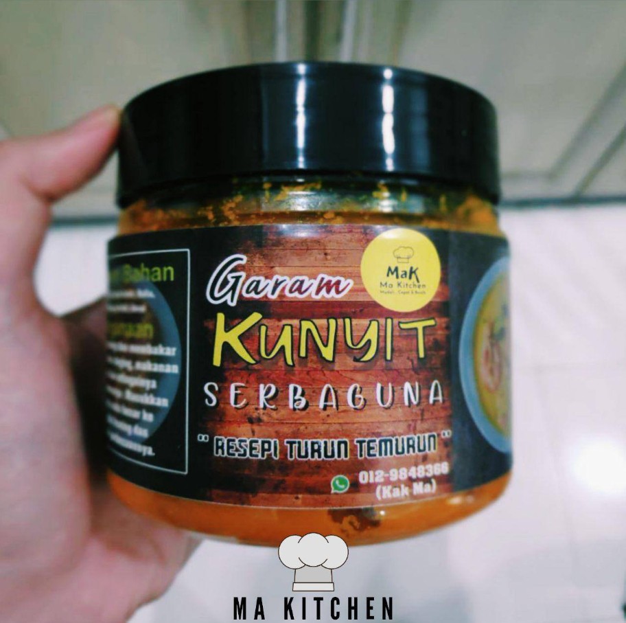 Garam Kunyit Homemade 500g | Resepi Turun Temurun